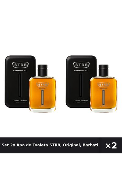 str8 Set 2x Apa de Toaleta STR8, Original, Barbati, 100 ml