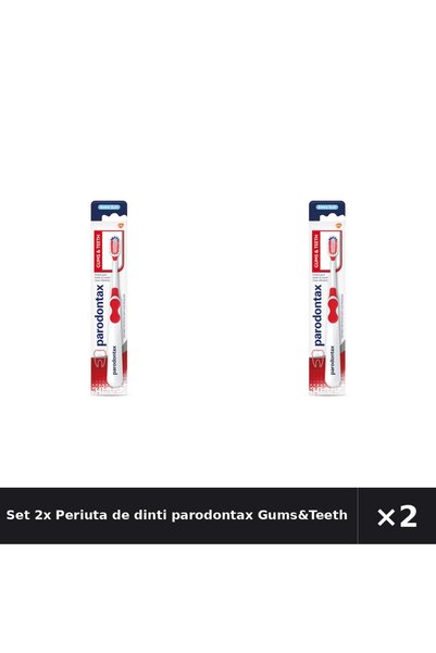 Parodontax Set 2x Periuta de dinti Gums&Teeth Extra Soft