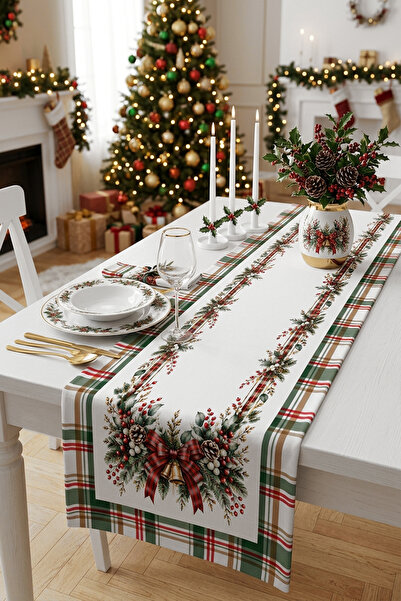 Bertille Home Божићна серија 140x40 цм дигитално штампана трка (Божићни Ноел)