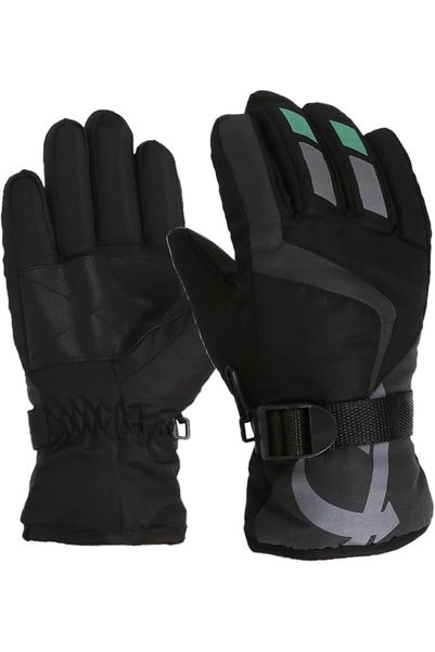 YRQX Children Ski Gloves, Thermal Snowboarding Gloves, Kids Winter Ski Gloves...