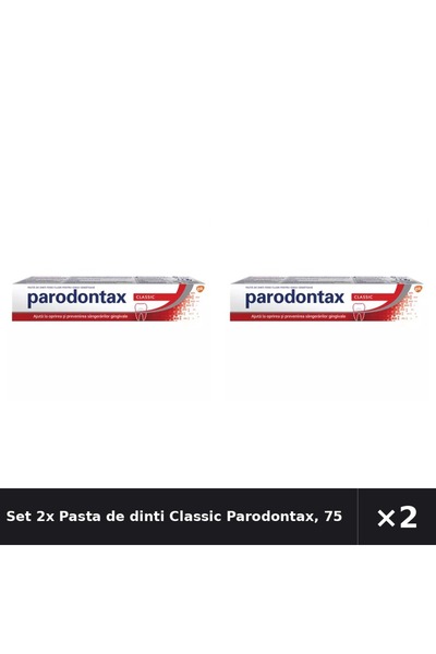 Parodontax Set 2x Pastă de dinți Classic Parodontax, 75 ml