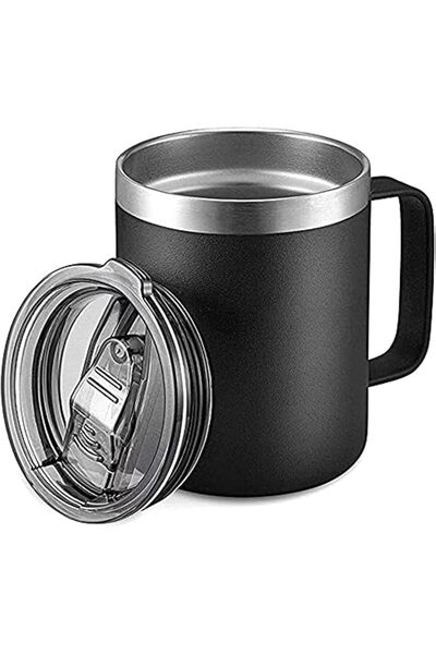 ELECDON Coffee Mug, 12 Oz Stainless Steel Insulated Coffee Mug with Handle, D...
