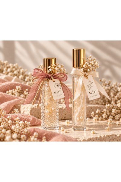 Event Luxe Kişiye Özel Hediyelik 10'lu Kolonya Şişesi – Düğün Nişan Nikah Söz Kına Doğum Günü Baby Shower Gender Reveal