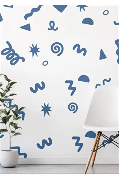 LABELOVE Mavi Karalamalar Çocuk Odası Duvar Sticker