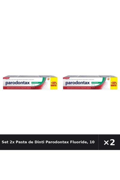 Parodontax Set 2x Pasta de Dinti Fluoride, 100 ml