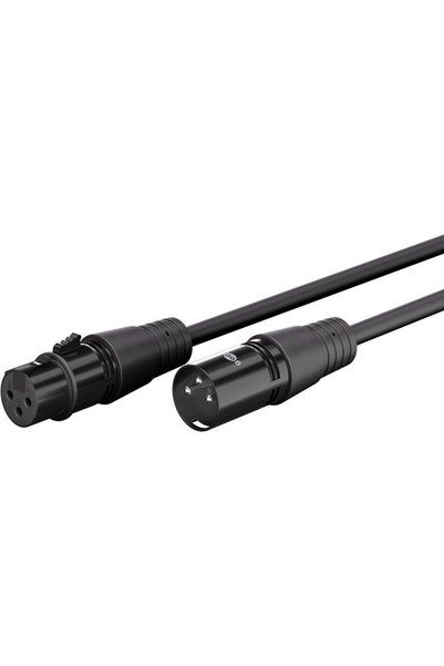 goobay Καλώδιο επέκτασης ήχου XLR 1μ, μαύρο - (80028)