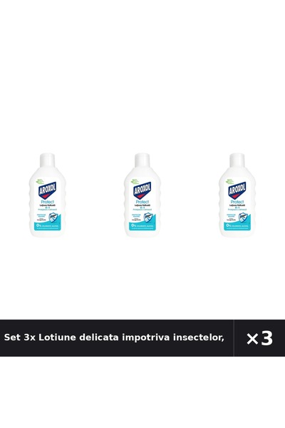 Aroxol Set 3x Lotiune delicata impotriva insectelor, Aroxol, 200 ML