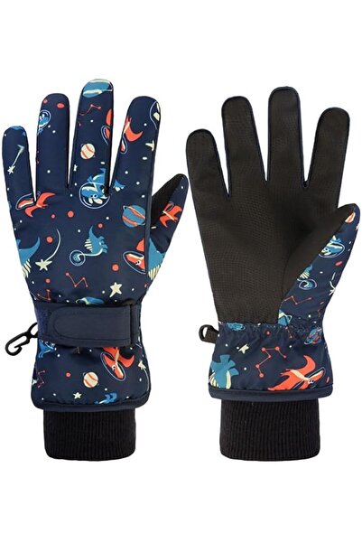 AZONEE Kids Winter Gloves, Waterproof Gloves Winter Cold Weather Fleece Lined...
