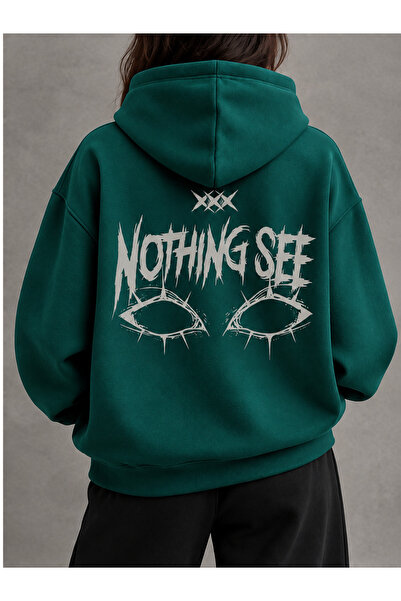 COMANCHERO Hanorac unisex cu imprimeu Nothing See Design