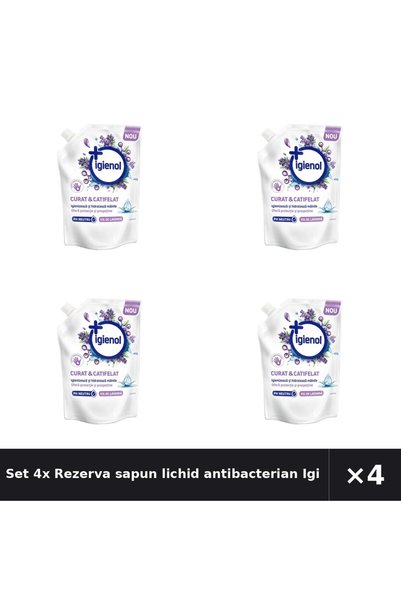 Igienol Set 4x Rezerva sapun lichid Lavanda, 500 ml