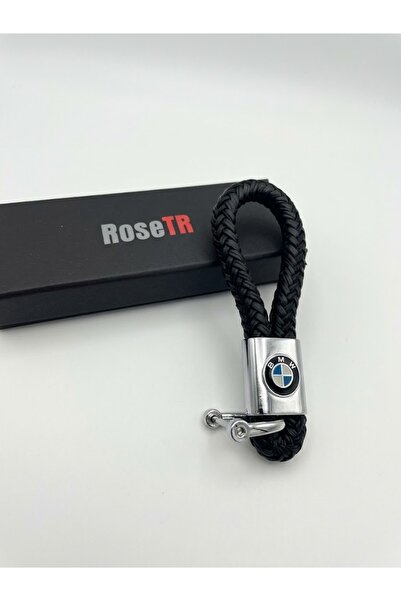 RoseTR Breloc împletit din piele roșie Accesoriu compatibil cu BMW E46 E60 E9...