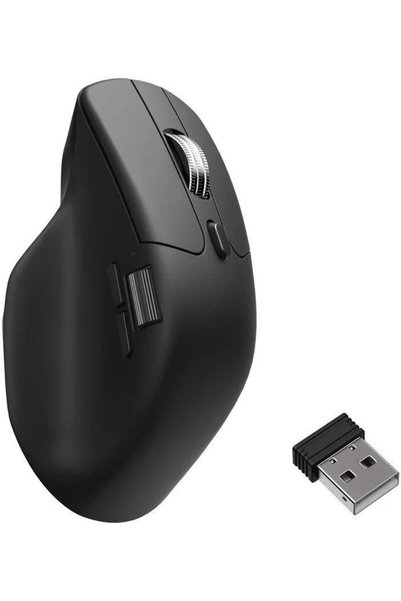 Keychron M6 Ασύρματο Εργονομικό Οπτικό Ποντίκι 8000Hz Ρυθμός Αναφοράς Μαύρο -...