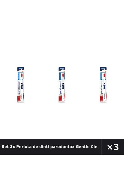 Parodontax Set 3x Periuta de dinti Gentle Clean Extra Soft