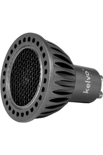 kelvo LIGHTING Κέλβο Κύρον Νταρκ 36 °   Σποτ GU10 MR16 με αντιθαμβωτικό ανακλ...