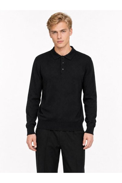 Loft Pulover cu guler polo pentru bărbați LF2043741