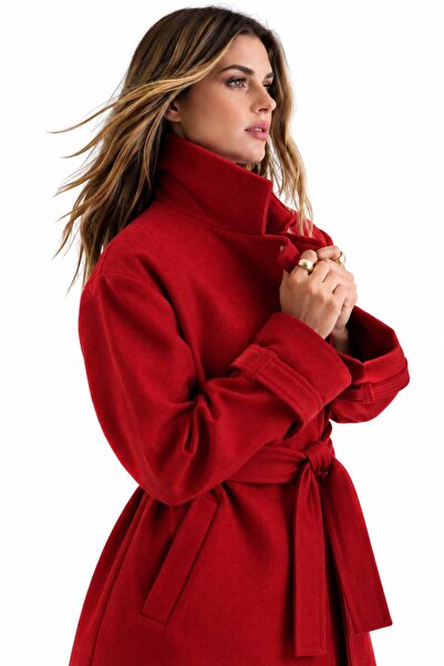 Trendingsize Oversize Wide Cut Belted Long Coat