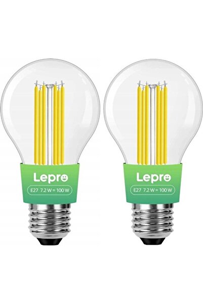 LEPRO Λάμπα LED τύπου νήματος E27, 7.2 W (100 W), 1521 lm, 2700 K, Κατηγορία ...