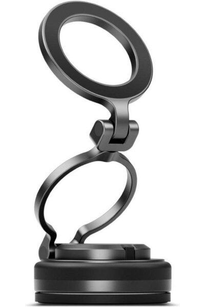 Energea Magmount Flex Magsafe Βάση Αυτοκινήτου για παρμπρίζ/ταμπλό Γκρι ανθρα...