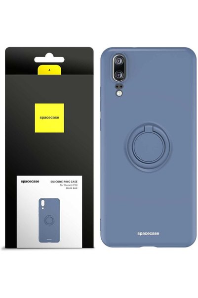 spacecase Δαχτυλίδι σιλικόνης Huawei P20 μπλε - (5905719014544)
