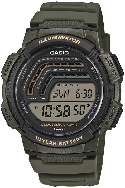 Casio Ανδρικό Ρολόι + Κουτί - (WS-1800-3AVDF)