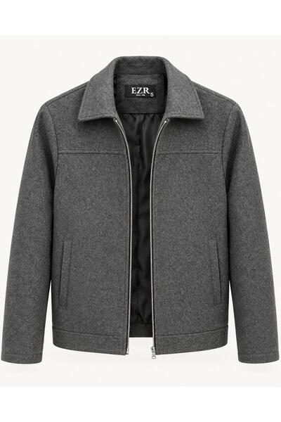 CLASSİCS MEN Claassics Men Men's Oversize Short Cashmere Coat Jacket - 7794