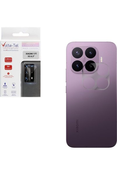 Volte-Tel Σκληρυμένο Γυαλί Κάμερας Xiaomi 17T 5G 6.3 ιντσών 9H 0.30 χιλιοστά