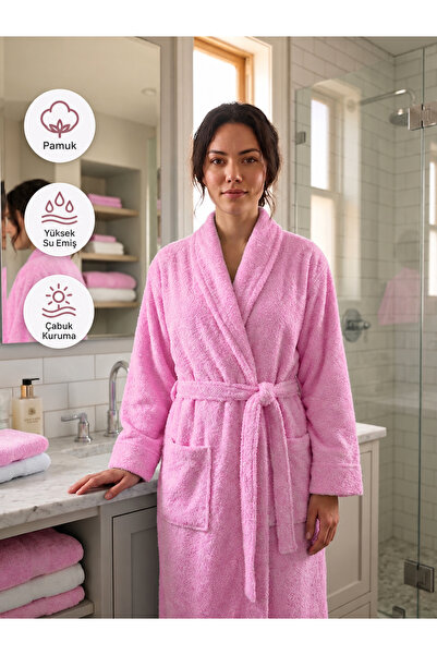 CAQQA Cotton Shawl Women's |   Men's Soft Bathrobe