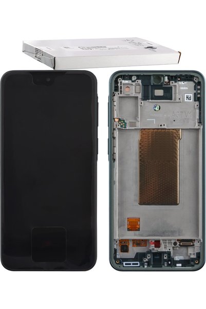 Samsung A37 5G A376 Οθόνη + Οθόνη Αφής + Φακός + Πλαίσιο Πράσινο Γνήσιο Πακέτ...