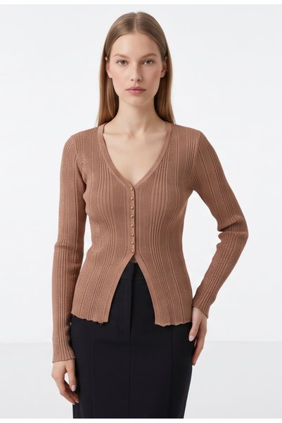 fujya Cardigan cu fir metalic