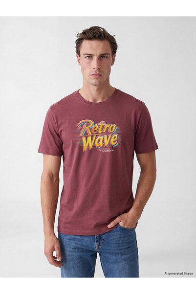 LC Waikiki Zero Roba Collar Combed Cotton Men's T-Shirt from Uzg Store for Style Enthusiasts