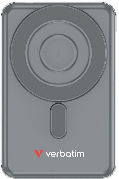 Verbatim Μαγνητικό Ασύρματο Powerbank `n` Go 15W 5000mAh 2xUSB-C Καλώδιο Γκρι...