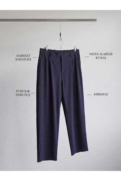 LC Waikiki Quality Pieces from Çelebi Store Loose Fit Men's Pleated Trousers