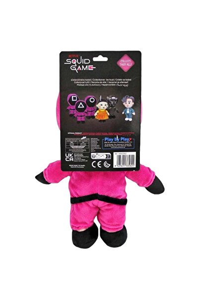Play By Play Jucarie din plus Guard (triunghi), Jocul Calamarului, 28 cm