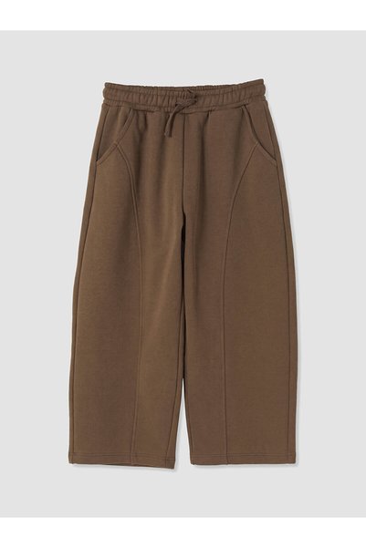 LC Waikiki Özmarka New Season Brown Boys' Thick Sweatpants