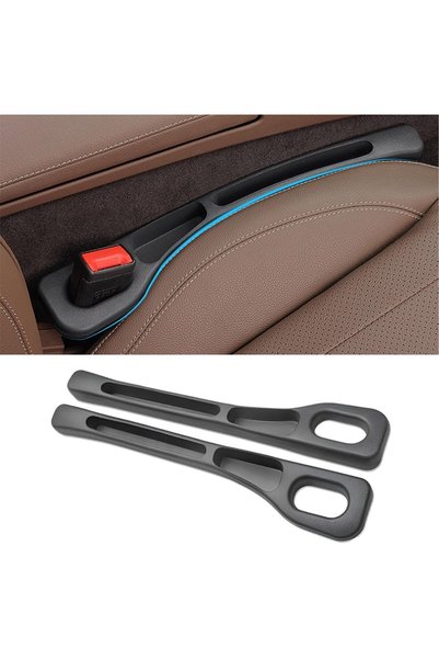 Paporich 2PCS Car Seat Gap Filler Organizer, Multifunctional Seat Side Gap Fi...