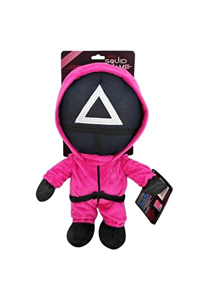 Play By Play Jucarie din plus Guard (triunghi), Jocul Calamarului, 28 cm