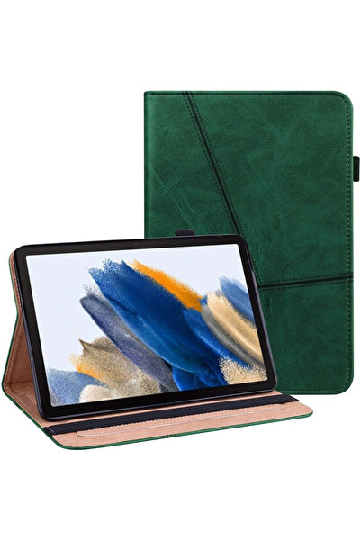 XGSM Husă pentru Samsung Galaxy Tab A9+, Classic, cu suport pentru stylus, verde