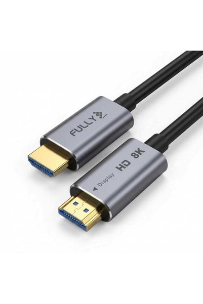 Antenci FULLY 8K 2.1V Fiber Optik HDMI Kablo - 30Metre 7680x4320P