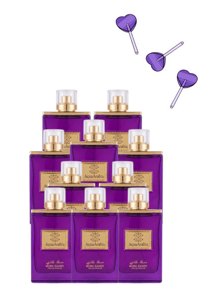 AQUARABIA 10 قطع Musk Candy Perfume 100 مل