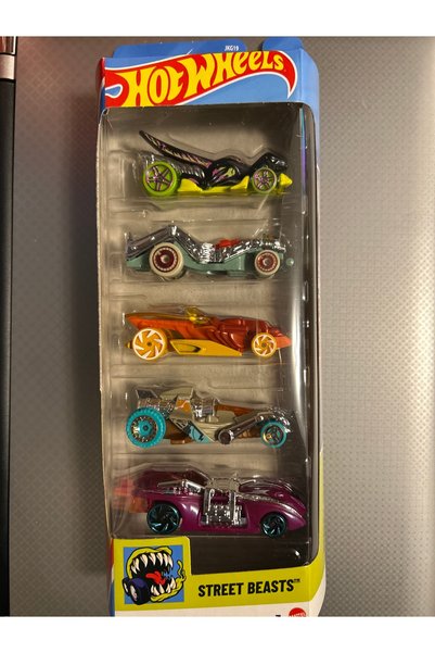 HOT WHEELS Street Beast Set of 5 Cars Jkg19