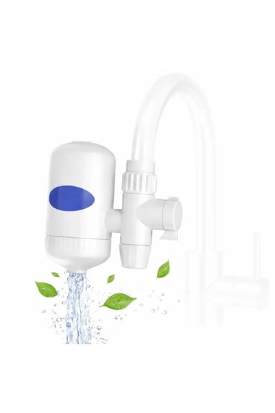 MACVI Filtru de apa pentru robinet, ceramic, 10.000 litri, montaj simplu, pla...
