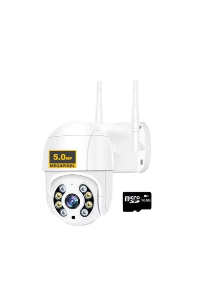 MACVI Cameră de supraveghere WiFi Macvi ®   50HS Pro+ 5MP 4K PTZ Zoom 4X Urmă...