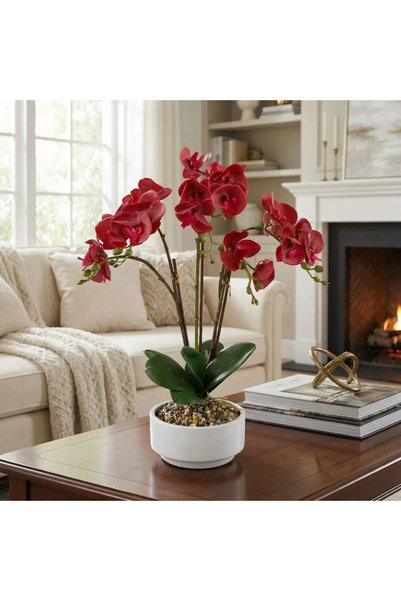 Vog und Arths Orhidee Artificiala Decorativa in Ghiveci, Aspect , 56 cm