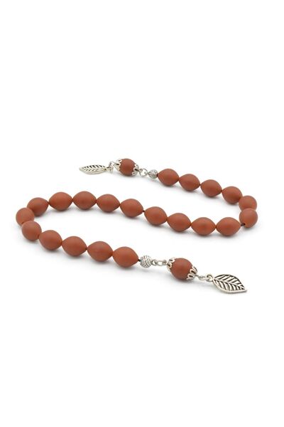 Murty99 Beyzi Cut Orange Fiber Zaza Prayer Beads