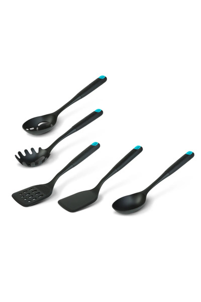 Baker's Secret Set ustensile bucatarie nylon 5 piese 32 cm, spatula lingura p...