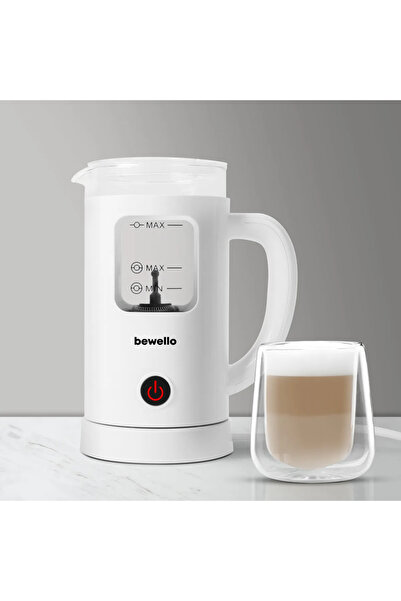 Bewello Aparat spumare lapte electric 550W, 400 ml, pentru spuma calda si rec...