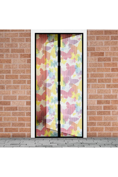 Garden of Eden Cortina tantari usa magnetica 100x210 cm model fluture color, ...