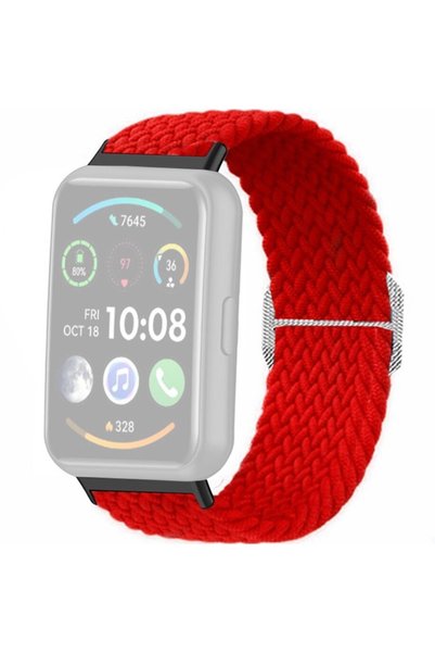 XGSM Curea din nailon pentru Huawei Watch Fit 2, Roșu