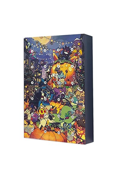 Pokémon Calendar Advent de Halloween, Pokemon, 24 figurine, albastru