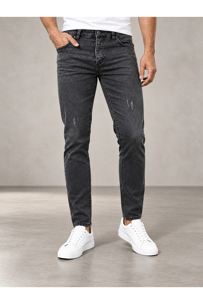 h&ç giyim Pantaloni slim fit de iarnă cu croială italiană 2027 fk1